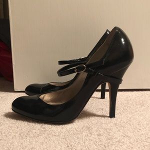 Black Patent Mary Jane Heels